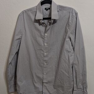 Men's Gray Extra Slim Dress Shirt (C36)